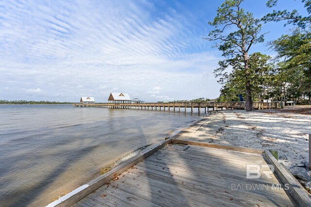4615 Nancy Ln Unit 8, Orange Beach, AL 36561 - dock area with a water view
