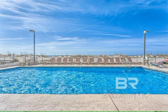 view of pool