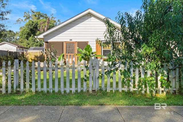 view of side of home