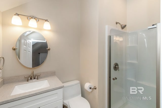 1509 Ridgeland Rd, Mobile, AL 36695 - full bath with vanity and a shower stall