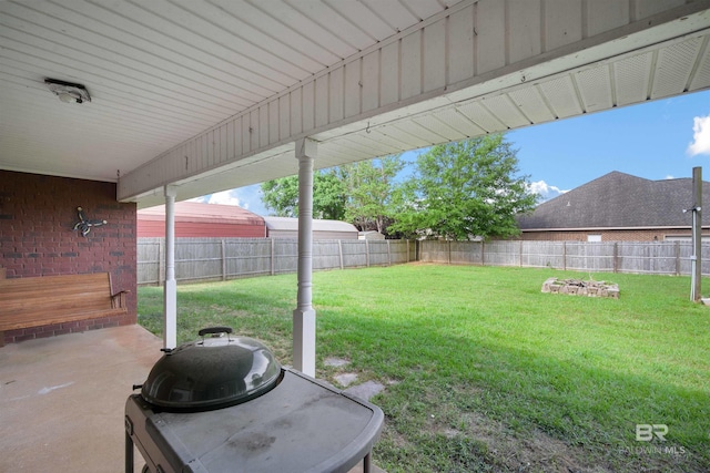 2856 W Saddlebrook Dr, Mobile, AL 36695 - view of yard with a fenced backyard