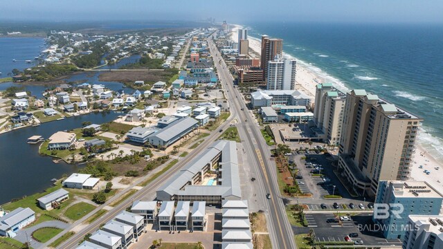 view of urban area with a nearby body of water