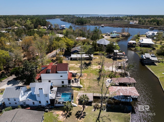 13897 Fish River Acres Cir, Foley, AL 36535 - drone / aerial view of a large body of water