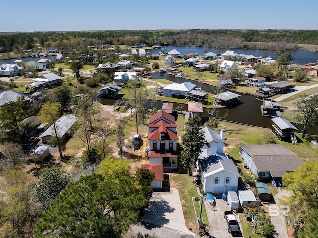 13897 Fish River Acres Cir, Foley, AL 36535 - aerial view of residential area featuring a nearby body of water