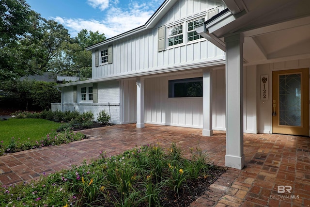 exterior space featuring a patio area