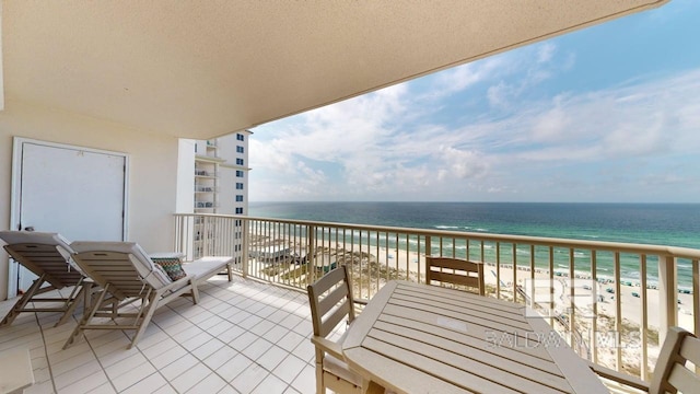 375 Beach Club Trl Unit A-1608, Gulf Shores, AL 36542 - balcony with view of water and beach
