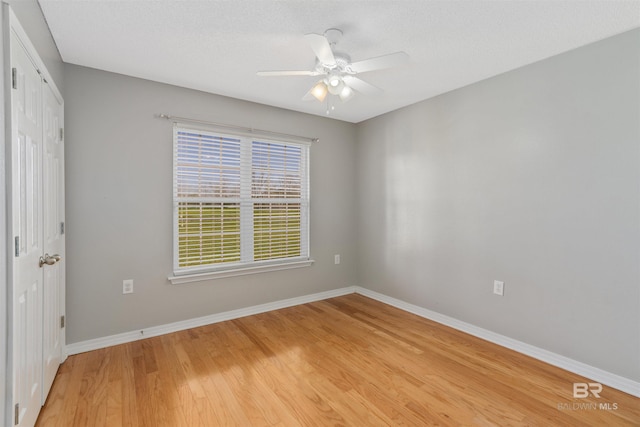 17570 Driskell Rd, Loxley, AL 36551 - spare room featuring light wood-style floors and a ceiling fan