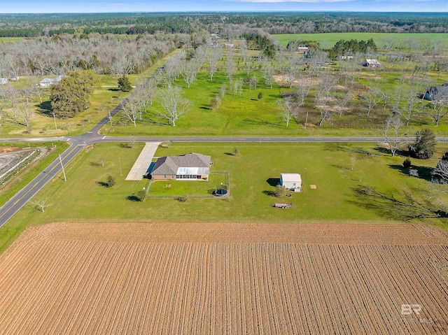 17570 Driskell Rd, Loxley, AL 36551 - aerial view of sparsely populated area with farmland
