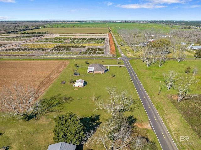 17570 Driskell Rd, Loxley, AL 36551 - aerial view of sparsely populated area featuring extensive farmland