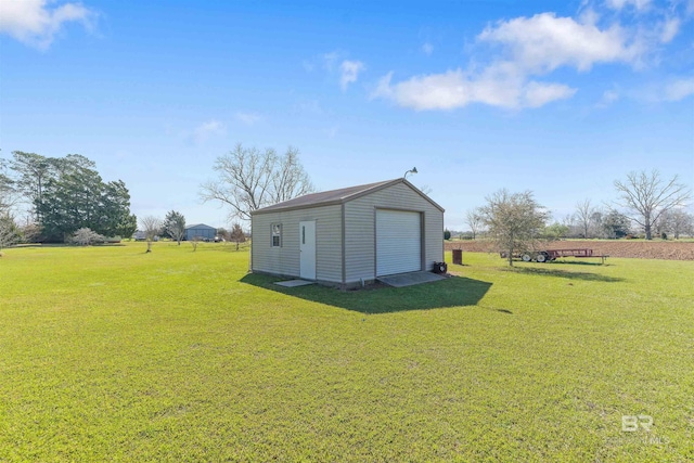 17570 Driskell Rd, Loxley, AL 36551 - view of green lawn with a shed