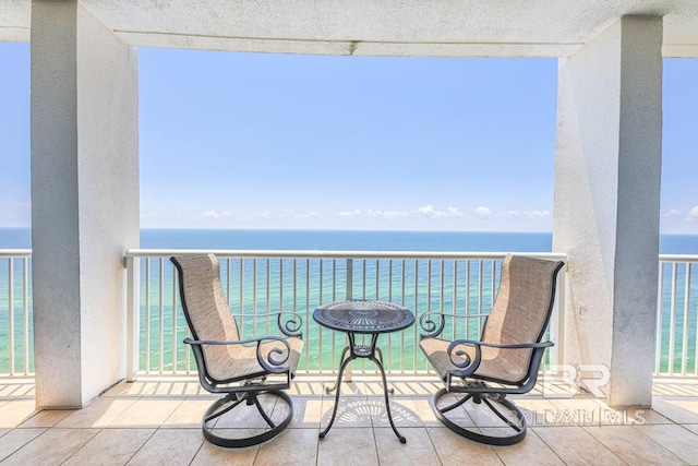 521 W Beach Blvd Unit 2102, Gulf Shores, AL 36542 - balcony featuring a water view