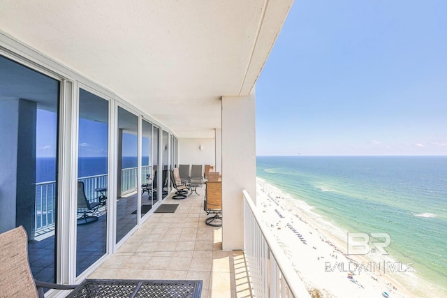 521 W Beach Blvd Unit 2102, Gulf Shores, AL 36542 - balcony featuring view of water and beach