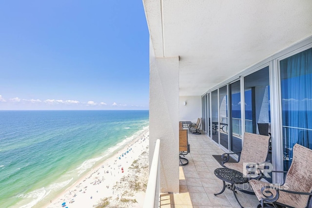 521 W Beach Blvd Unit 2102, Gulf Shores, AL 36542 - balcony with view of water and beach