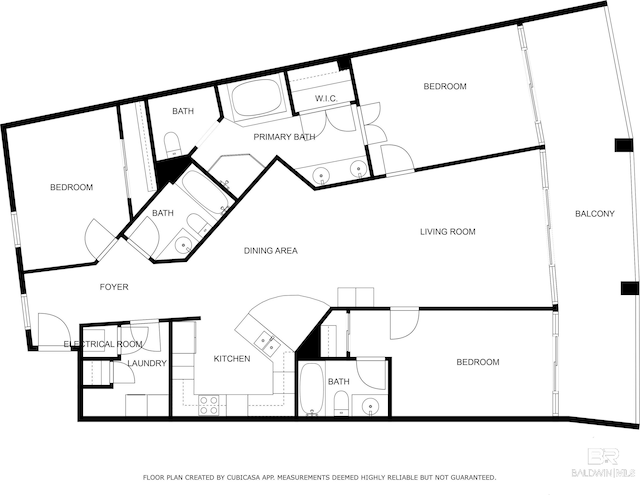 521 W Beach Blvd Unit 2102, Gulf Shores, AL 36542 - home floor plan