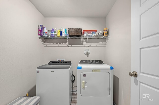 22310 Early Dawn Cir, Foley, AL 36535 - clothes washing area with independent washer and dryer and laundry area