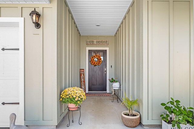 22310 Early Dawn Cir, Foley, AL 36535 - view of exterior entry with covered porch