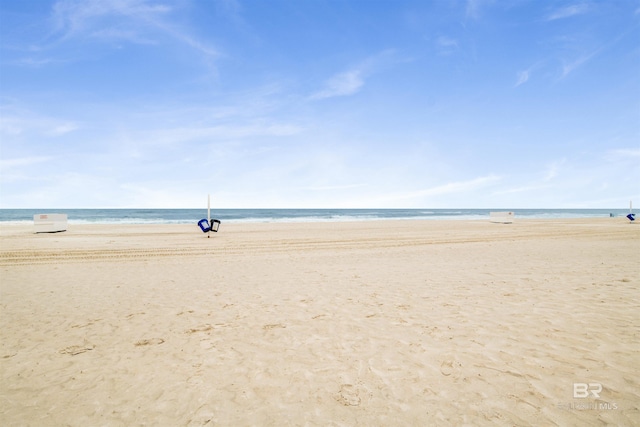 water view featuring a view of the beach
