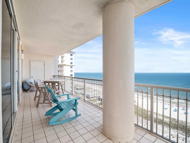 375 Beach Club Trl Unit A1710, Gulf Shores, AL 36542 - balcony with view of water and beach