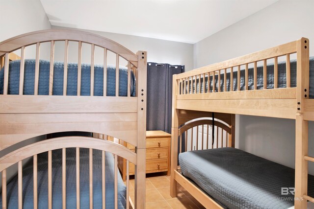 view of tiled bedroom