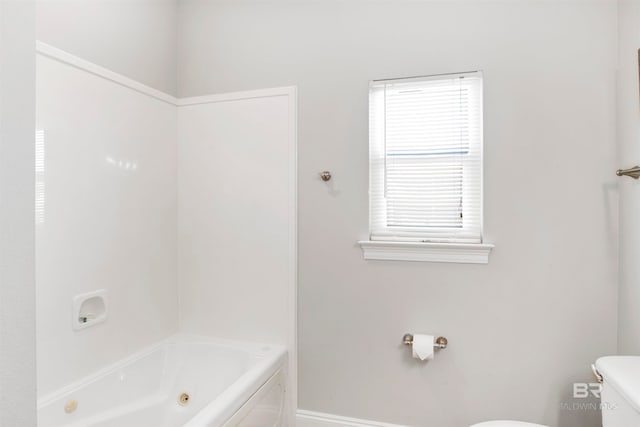 bathroom featuring toilet