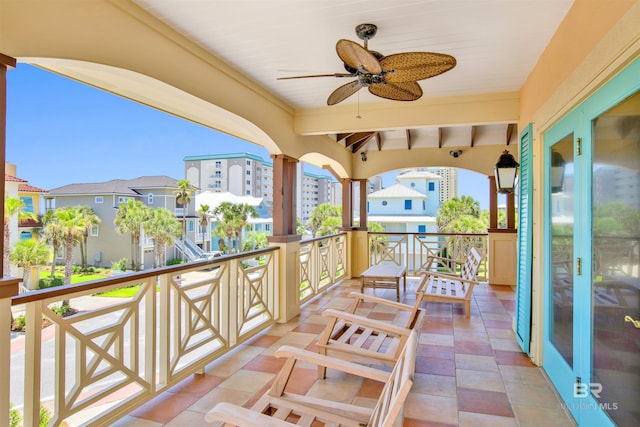 1219 Parasol Pl, Perdido Key, FL 32507 - view of patio / terrace featuring a ceiling fan
