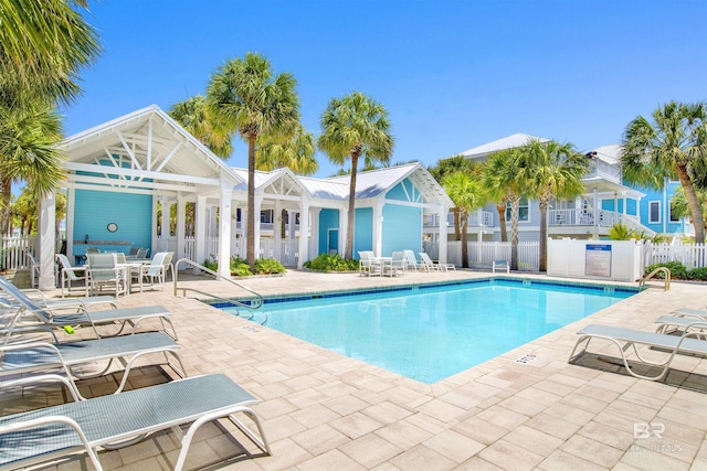 1219 Parasol Pl, Perdido Key, FL 32507 - community pool with a patio area