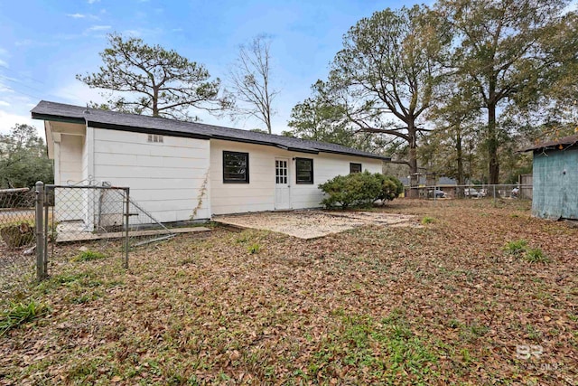 view of back of property