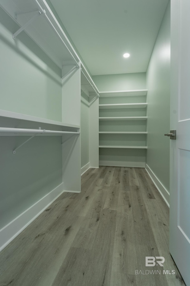 11341 Tall Timber Ln, Elberta, AL 36530 - walk in closet featuring wood finished floors