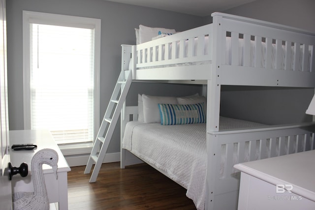 1757 W Beach Blvd, Gulf Shores, AL 36542 - bedroom with wood finished floors and baseboards