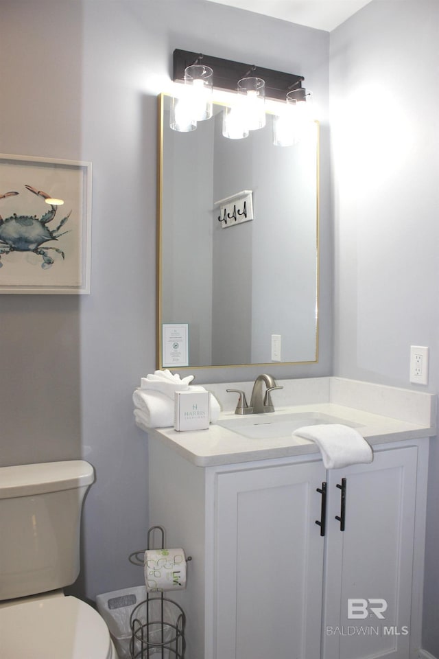 1757 W Beach Blvd, Gulf Shores, AL 36542 - bathroom with vanity and toilet