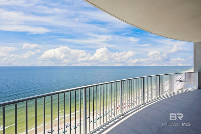 533 E Beach Blvd Unit 2403, Gulf Shores, AL 36542 - balcony featuring view of water and beach