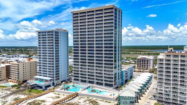 533 E Beach Blvd Unit 2403, Gulf Shores, AL 36542 - view of property with a view of city and a water view