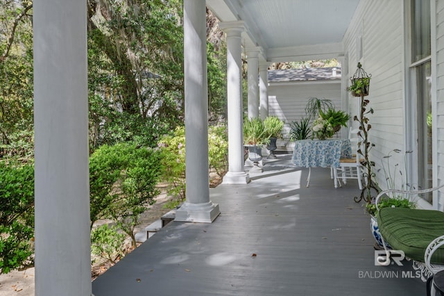 2550 Springhill Ave, Mobile, AL 36607 - view of patio with a porch