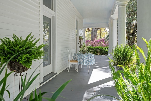 2550 Springhill Ave, Mobile, AL 36607 - view of patio / terrace featuring a porch