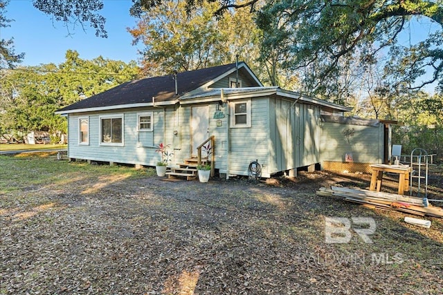 view of back of house