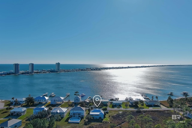 water view with a residential view