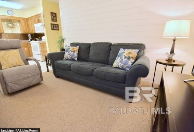 1069 W Beach Blvd Unit 4-A, Gulf Shores, AL 36542 - living area featuring light colored carpet