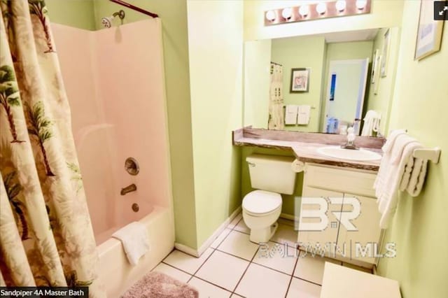 1069 W Beach Blvd Unit 4-A, Gulf Shores, AL 36542 - full bathroom with tile patterned flooring, vanity, and shower / bath combo