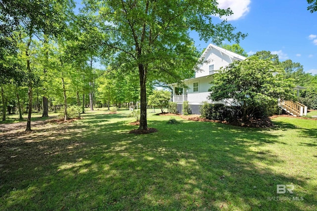view of yard