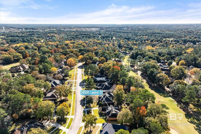 30595 Laurel Ct, Daphne, AL 36527 - birds eye view of property featuring a forest view