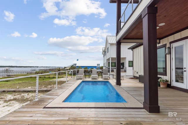 2282 W W Beach Blvd, Gulf Shores, AL 36542 - view of pool featuring a deck with water view