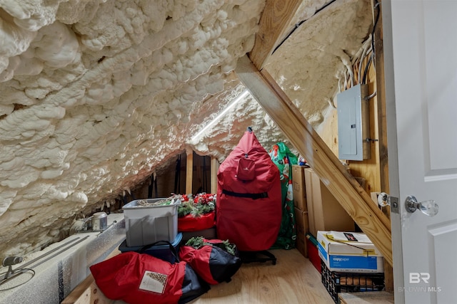 2282 W W Beach Blvd, Gulf Shores, AL 36542 - attic with electric panel