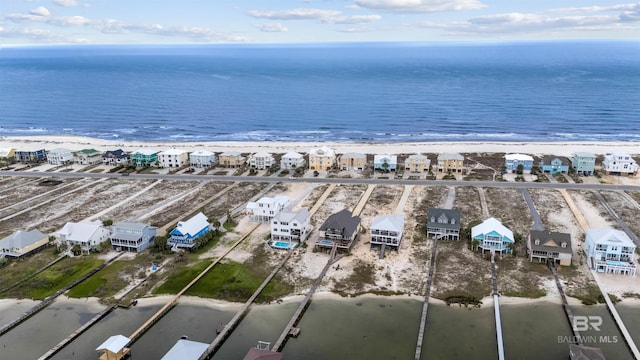 2282 W W Beach Blvd, Gulf Shores, AL 36542 - bird's eye view of waterfront with a beach