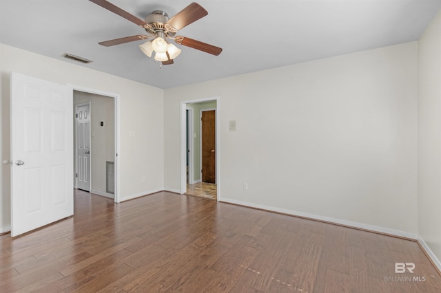9215 Shiloh Dr, Mobile, AL 36695 - unfurnished room featuring ceiling fan and wood finished floors