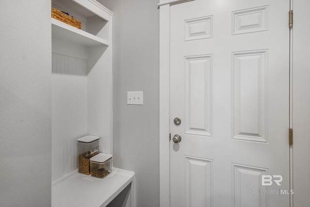 view of mudroom