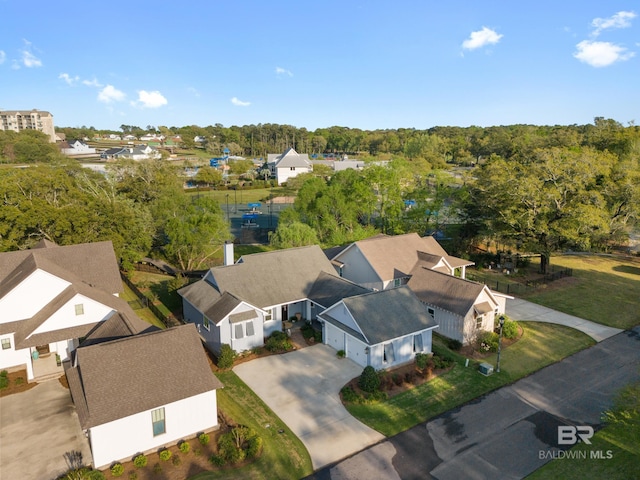 birds eye view of property featuring a residential view