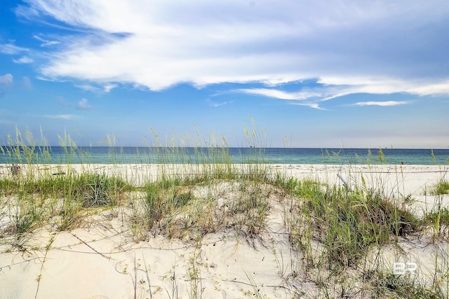 water view with a beach view