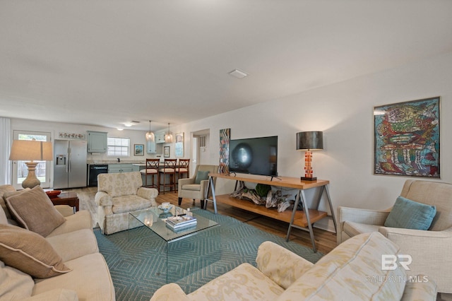 211 Fels Ave, Fairhope, AL 36532 - living area with wood finished floors