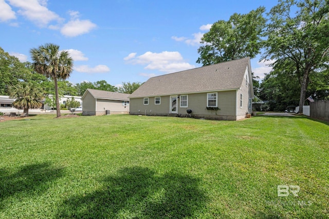 211 Fels Ave, Fairhope, AL 36532 - back of property with fence and a yard