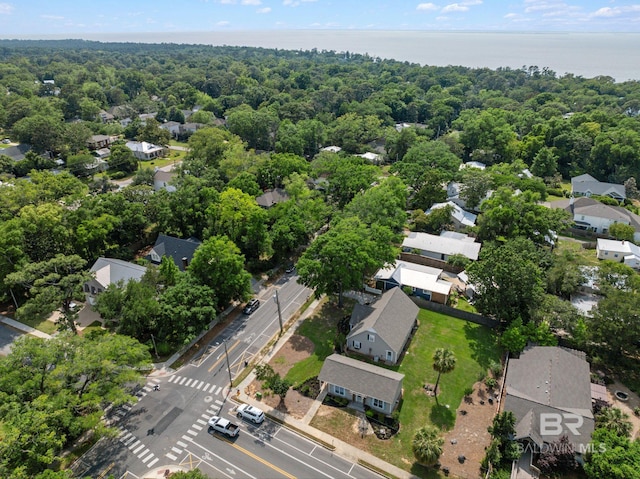 211 Fels Ave, Fairhope, AL 36532 - bird's eye view featuring a water view and a residential view